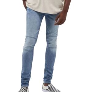 Pacsun Stacked Ergo Skinny Comfort Stretch Jeans-Light Wash Size 36x32